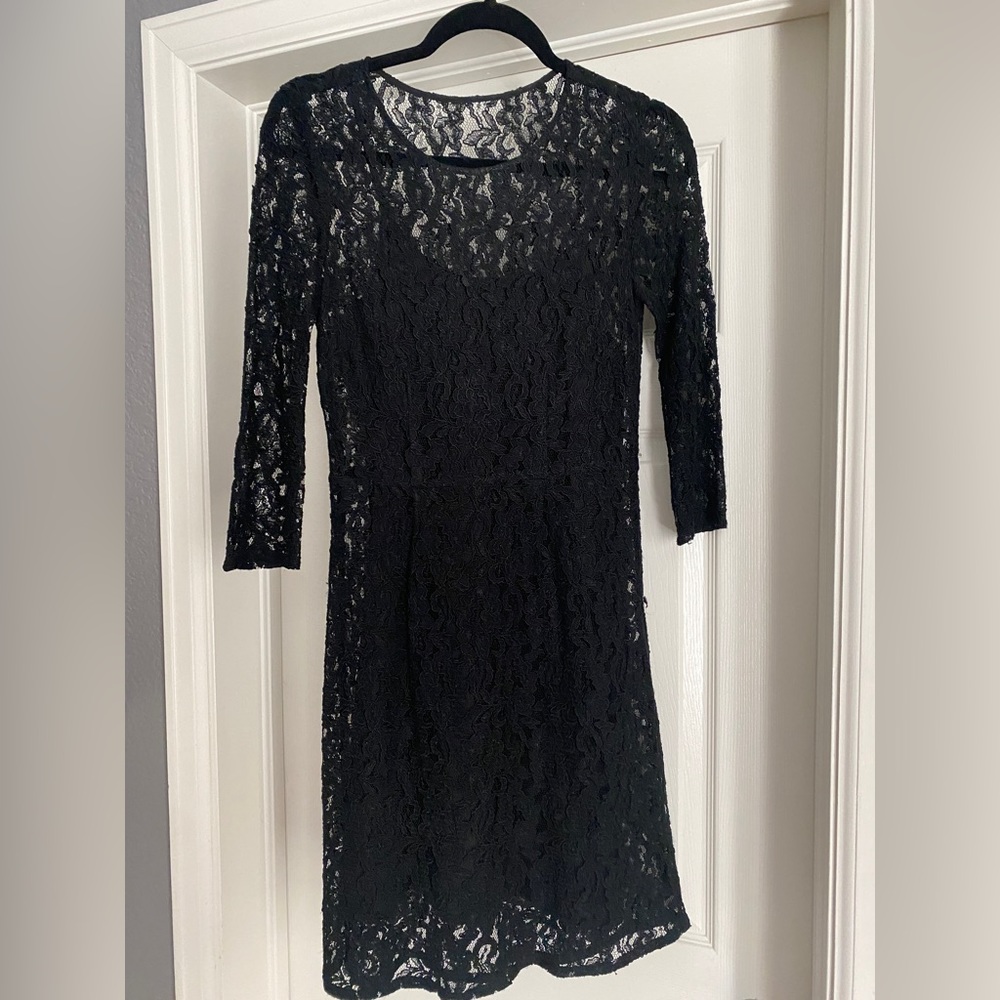 Martin and Osa Black Lace Dress